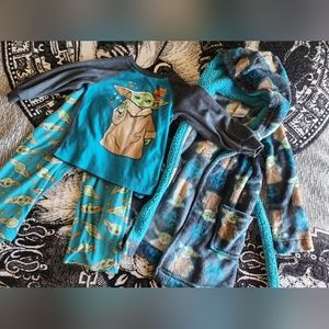 Star Wars Baby Yoda Pajama & Robe Set 4T